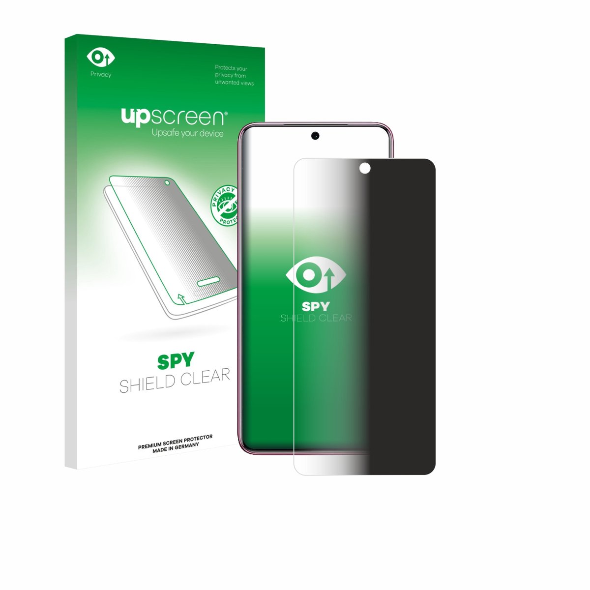 upscreen - privacy screenprotector voor Vivo V60e - Folie Beschermfolie Blauwlichtfilter