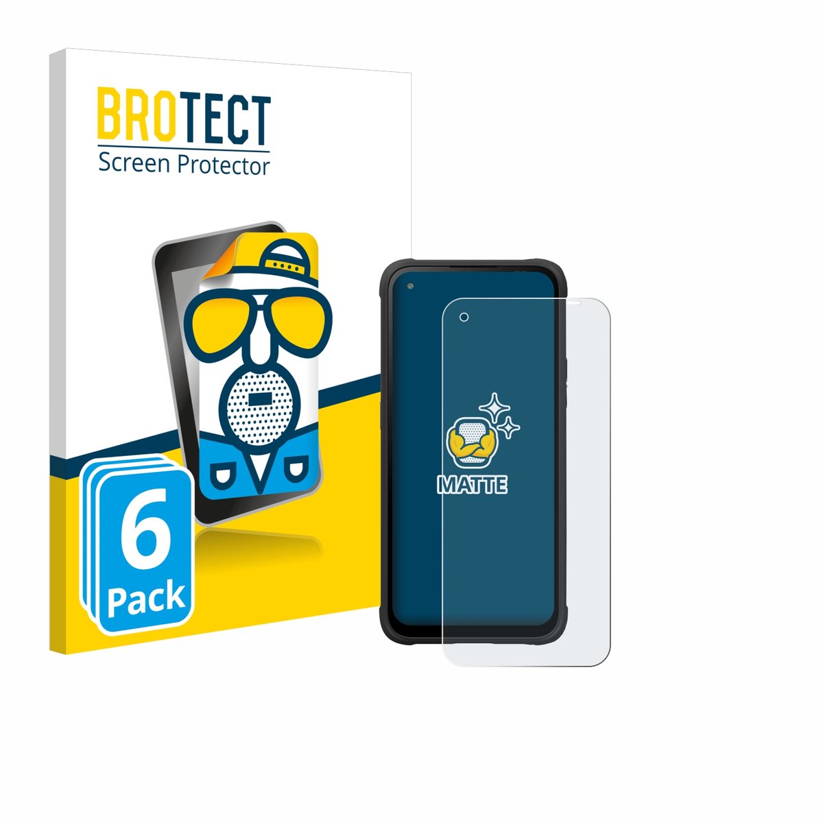 BROTECT - Screenprotector voor Hammer Blade V 5G - Folie Beschermfolie matte 6 Stuks