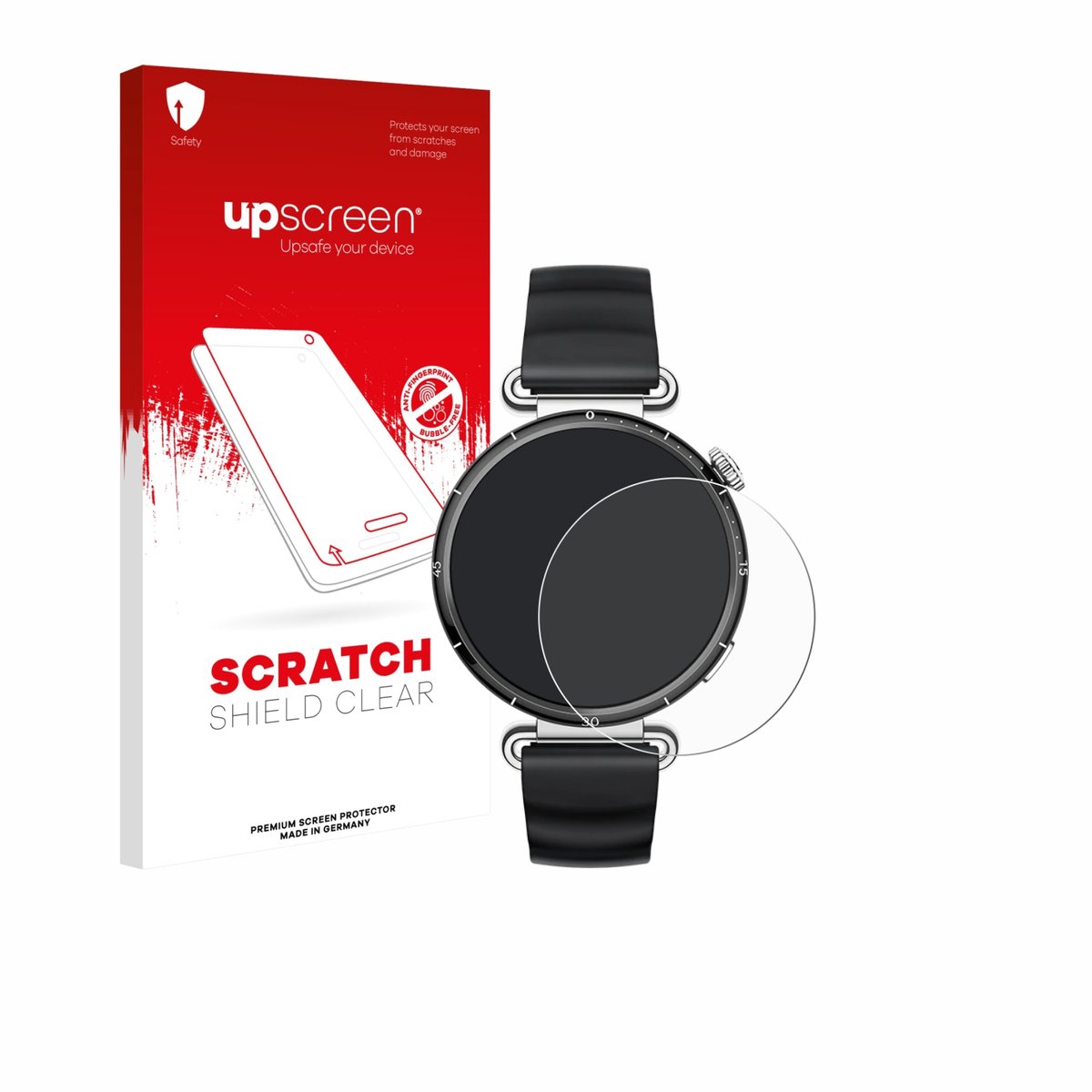 upscreen - Screenprotector voor Huawei Watch GT 6 (41 mm) - Folie Beschermfolie transparant