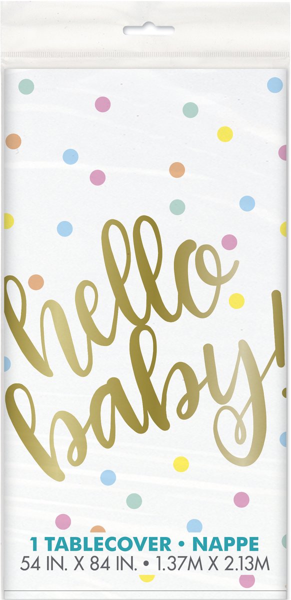 Hello Baby - Tafelkleed (137 x 213 cm)