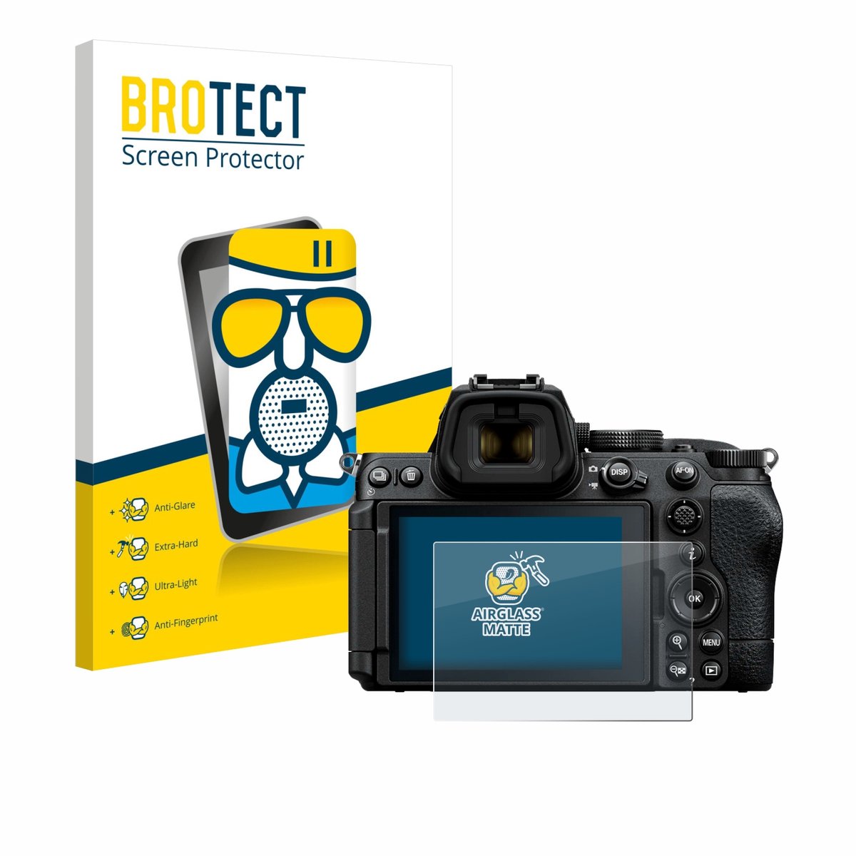 BROTECT - Screenprotector voor Nikon Z5 II - Folie Beschermfolie Beschermglas matte