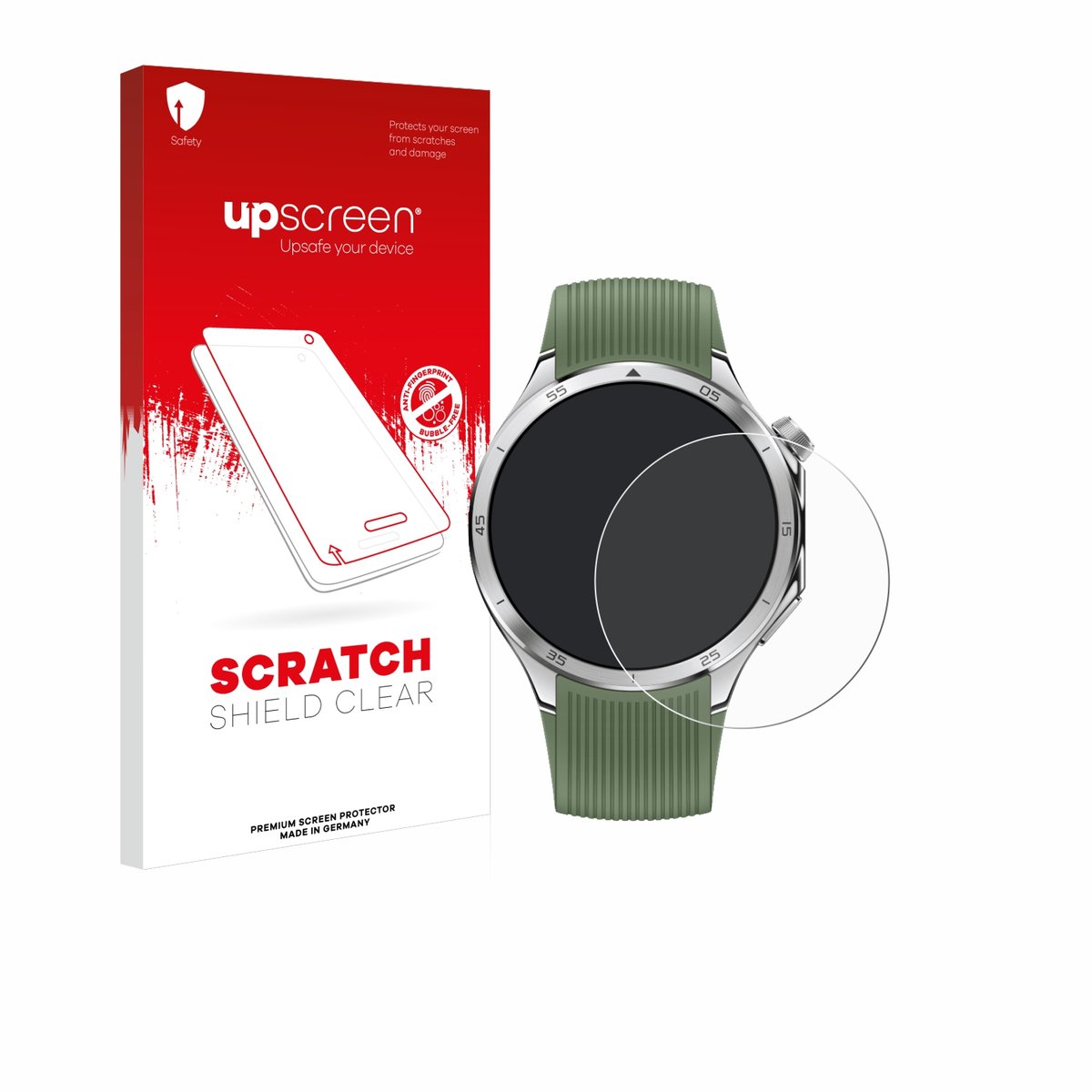 upscreen - Screenprotector voor OnePlus Watch 3 - Folie Beschermfolie transparant