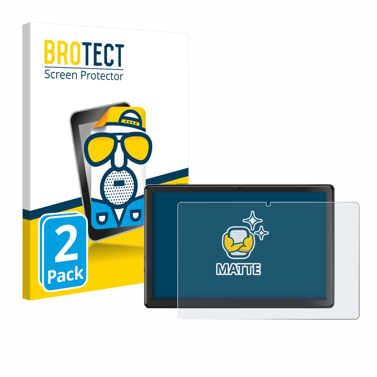 BROTECT - Screenprotector voor SGIN T10 Pro 10.1" - Folie Beschermfolie matte 2 Stuks