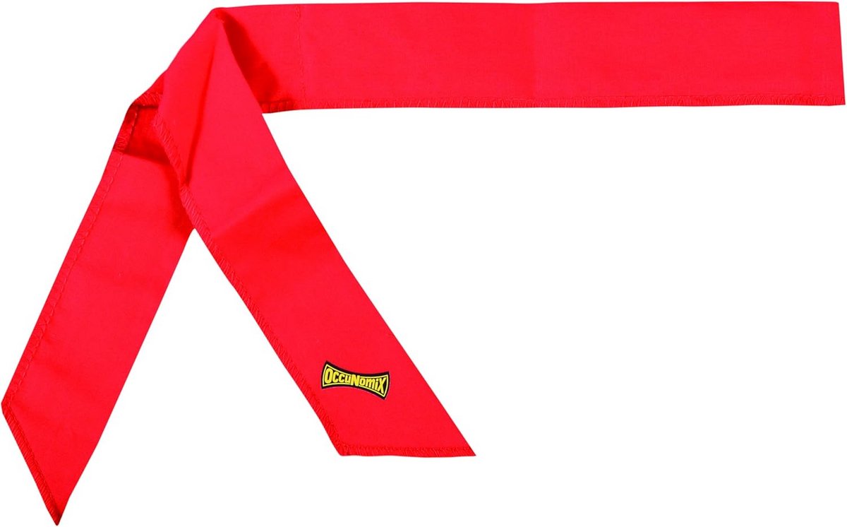 Halsband Koelband Zweetband Absorberend en Herbruikbaar in Rood