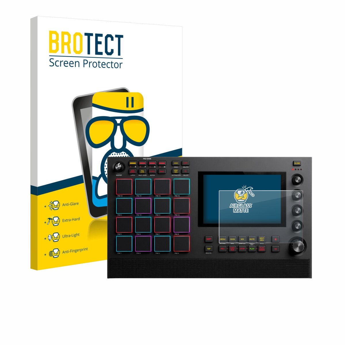 BROTECT - Screenprotector voor Akai MPC Live III - Folie Beschermfolie Beschermglas matte