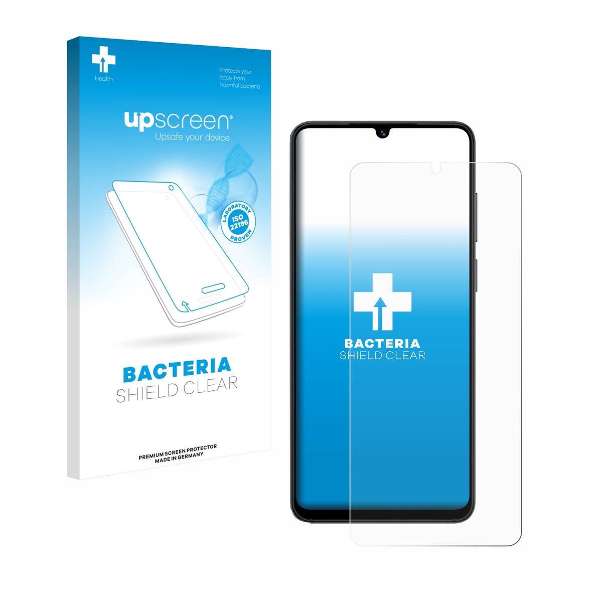 upscreen - Screenprotector voor Honor X5c - Folie Beschermfolie transparant antibacterieel