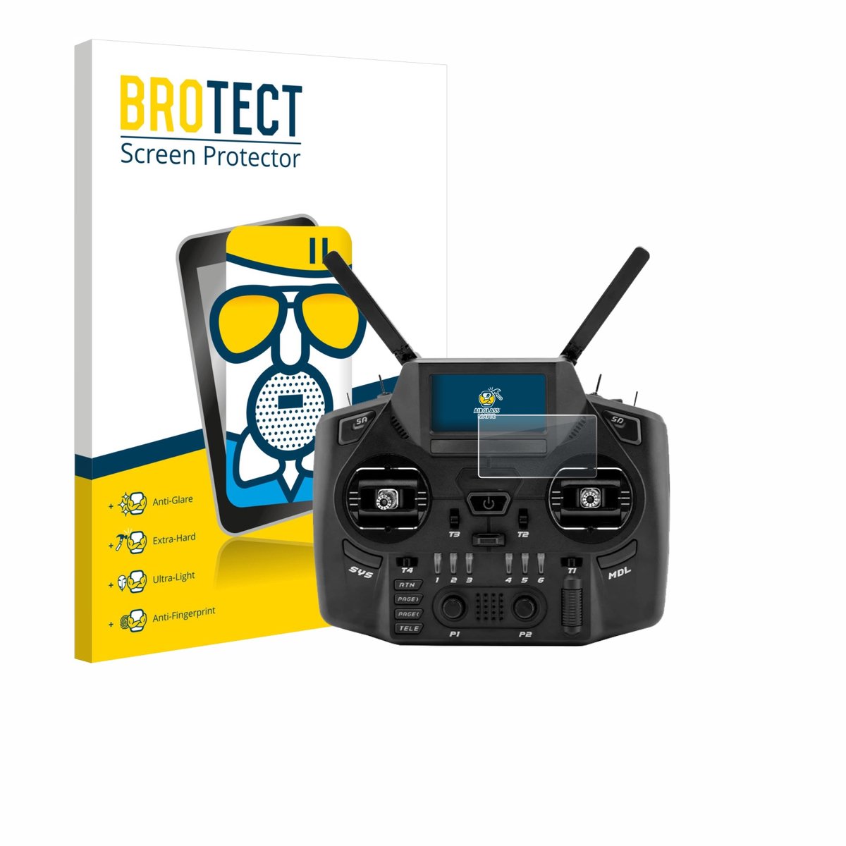 BROTECT - Screenprotector voor Radiomaster GX12 - Folie Beschermfolie Beschermglas matte