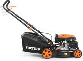 FUXTEC FX-RM4346 Benzine Grasmaaier – 3-in-1 – 43 cm – Zelfrijdend met Achterwielaandrijving – Mulchfunctie & 40L Opvangbak – Big Wheels