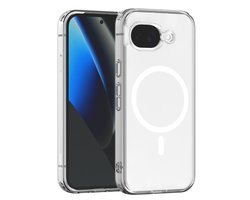 imoshion Hoesje - Geschikt voor Google Pixel 10a - Protective Backcover met Magnetische Ring - Transparant
