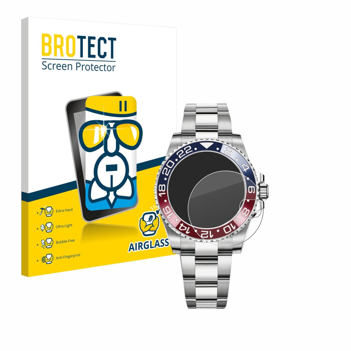 Screenprotector voor Rolex GMT-Master II Beschermglas transparant