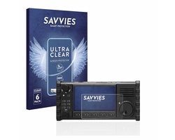 Savvies - Screenprotector voor Xiegu X6100 HF-Transceiver - Folie Beschermfolie transparant 6 Stuks