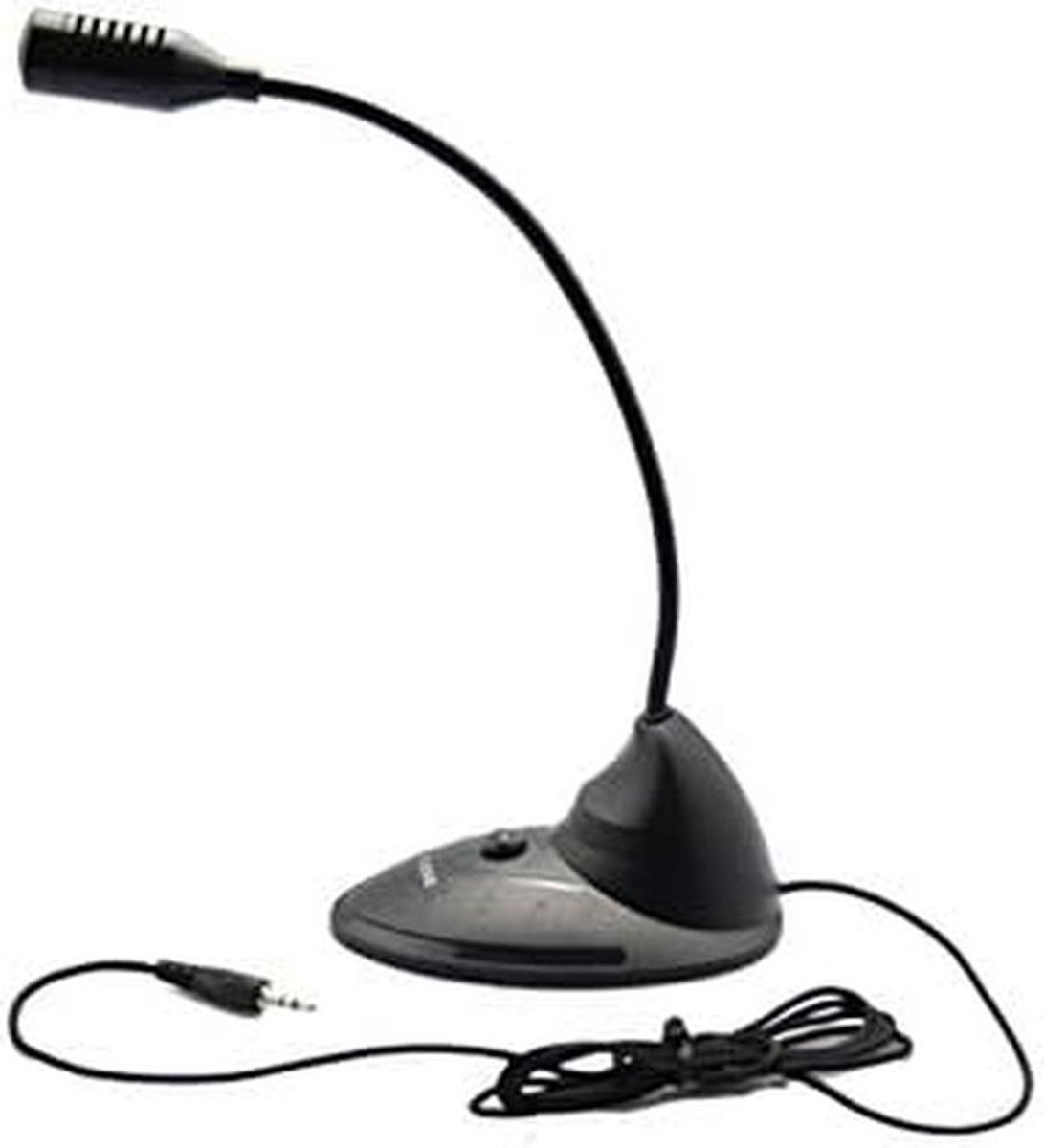 Desktop Microfoon met Flexibele Hals 3,5mm Jack voor PC en Laptop