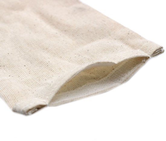 Natuurlijk katoenen oogkussen zonder vulling - inhoud 113 gram - 4 stuks van Merkloos — afbeelding 2