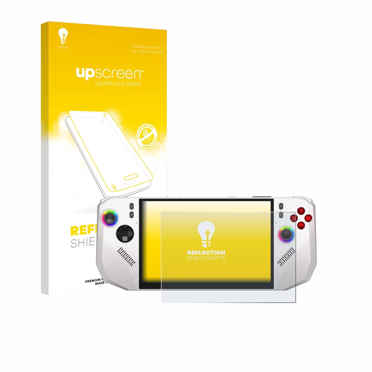upscreen - Screenprotector voor MSI Claw A8 BZ2EM - Folie Beschermfolie anti glare matte