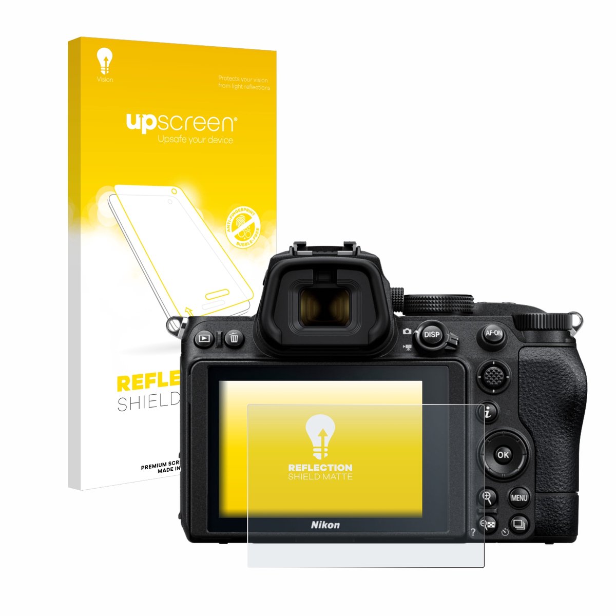upscreen - Screenprotector voor Nikon Z 5 - Folie Beschermfolie anti glare matte