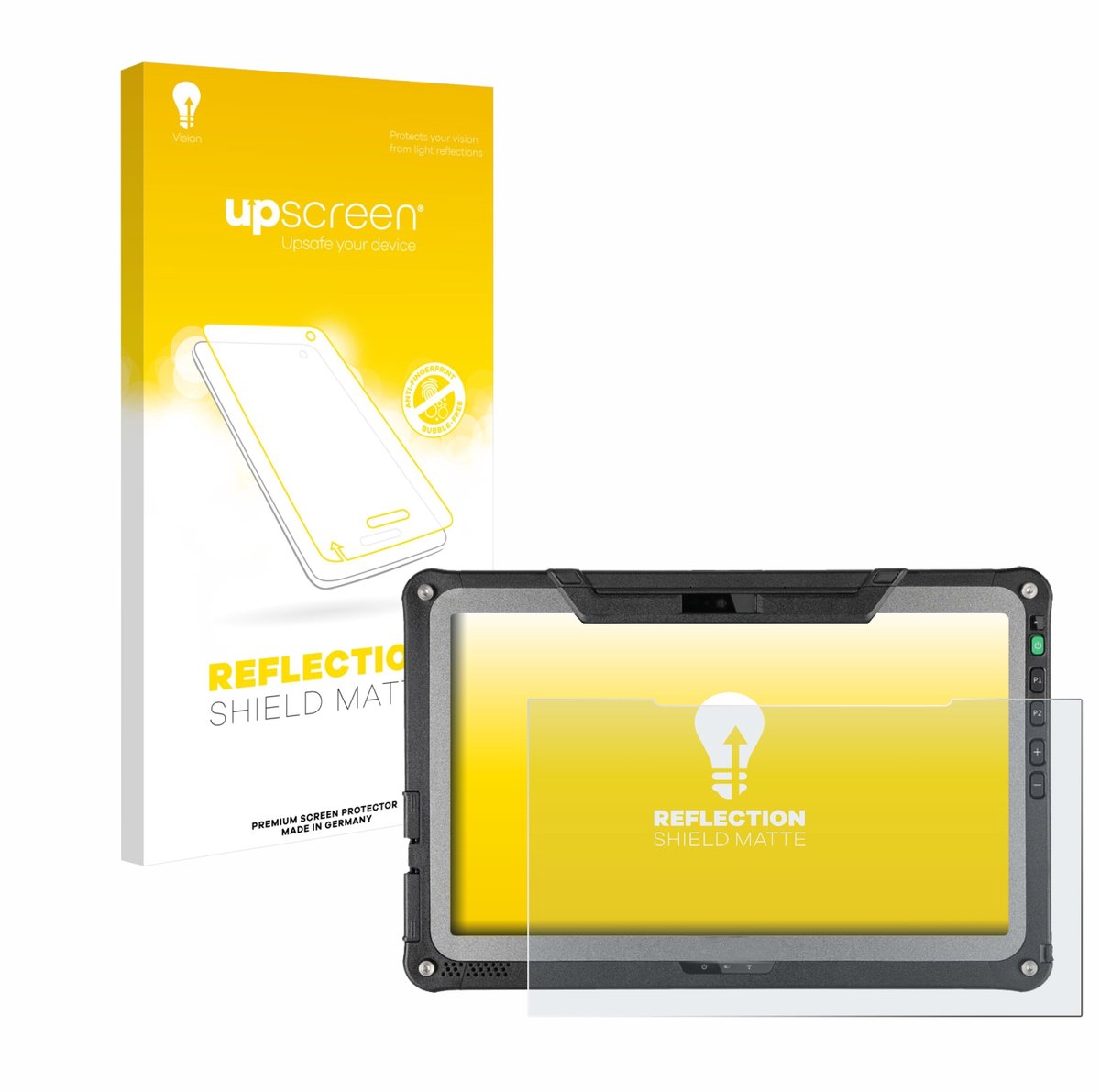 upscreen - Screenprotector voor Getac F110 G7 - Folie Beschermfolie anti glare matte