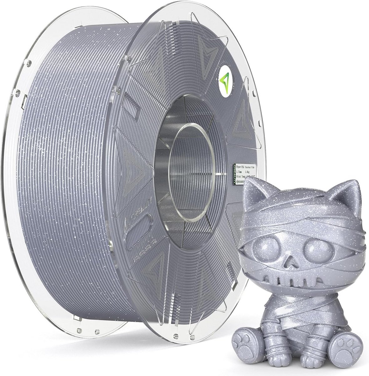 RFID 3D-printerfilament Sterrenhemel Grijs 1,75 mm 1 kg