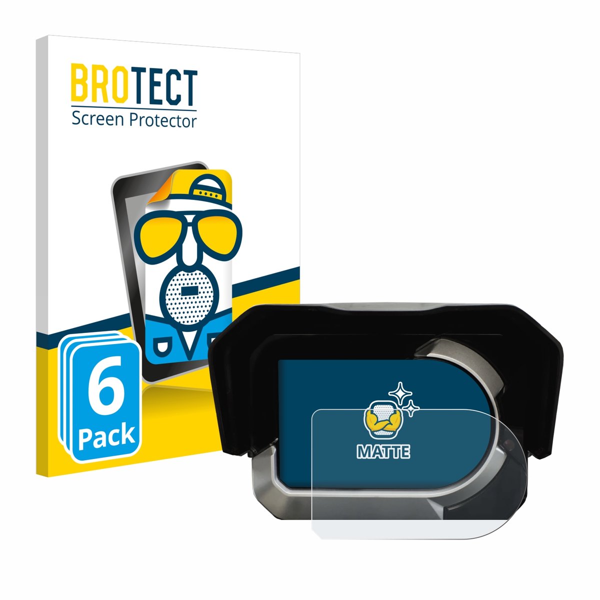 BROTECT - Screenprotector voor Kymco CV3 - Folie Beschermfolie matte 6 Stuks