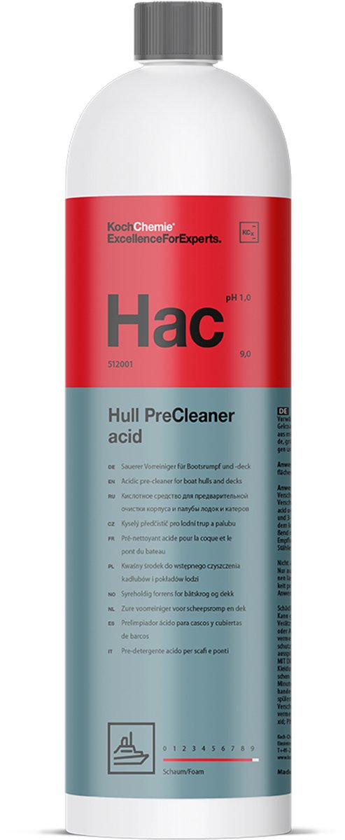 Koch Chemie Hull PreCleaner Acid 1 liter - Zure voorreiniger