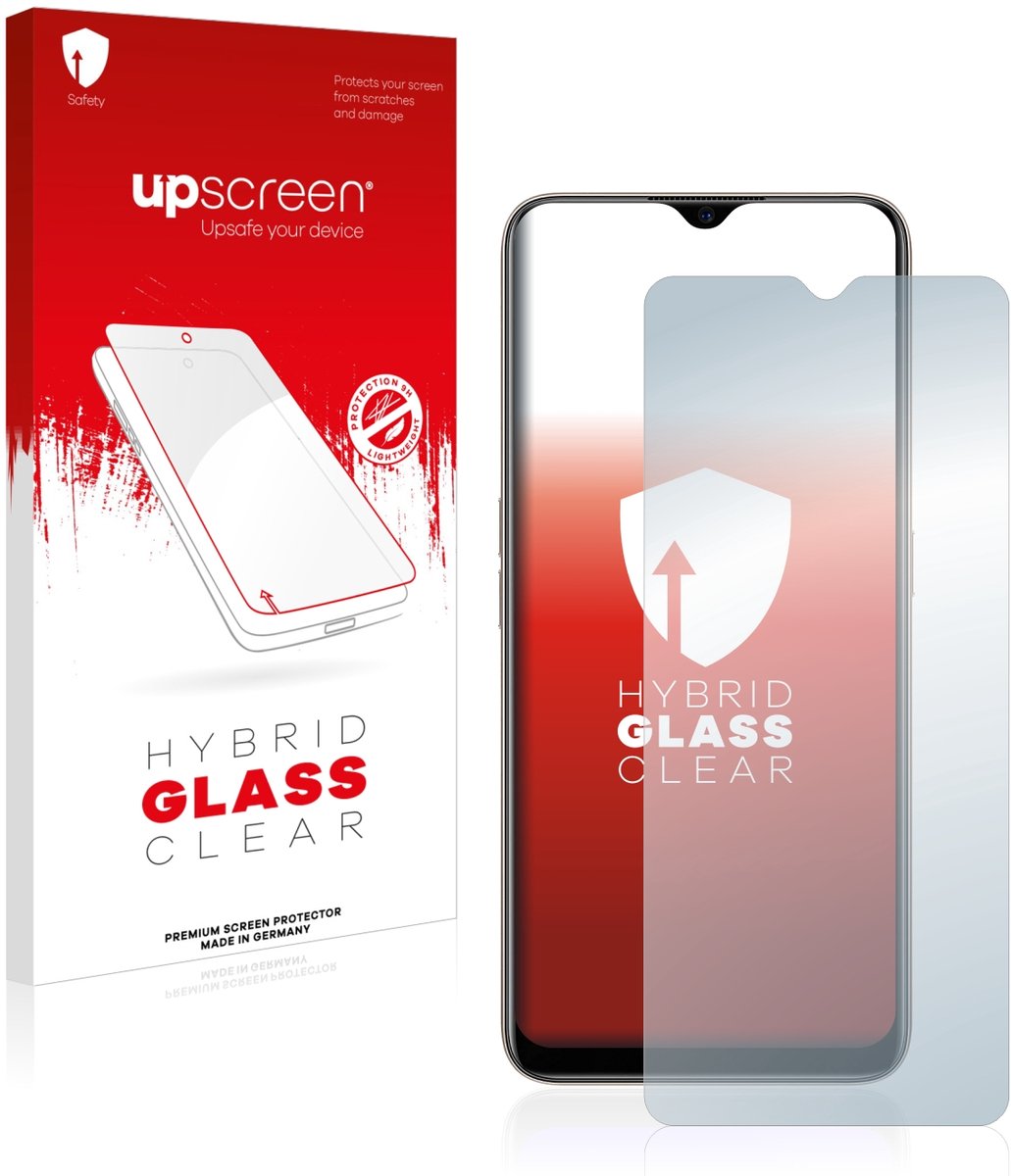 upscreen - Screenprotector voor Oppo A5 2020 - Folie Beschermfolie Beschermglas transparant