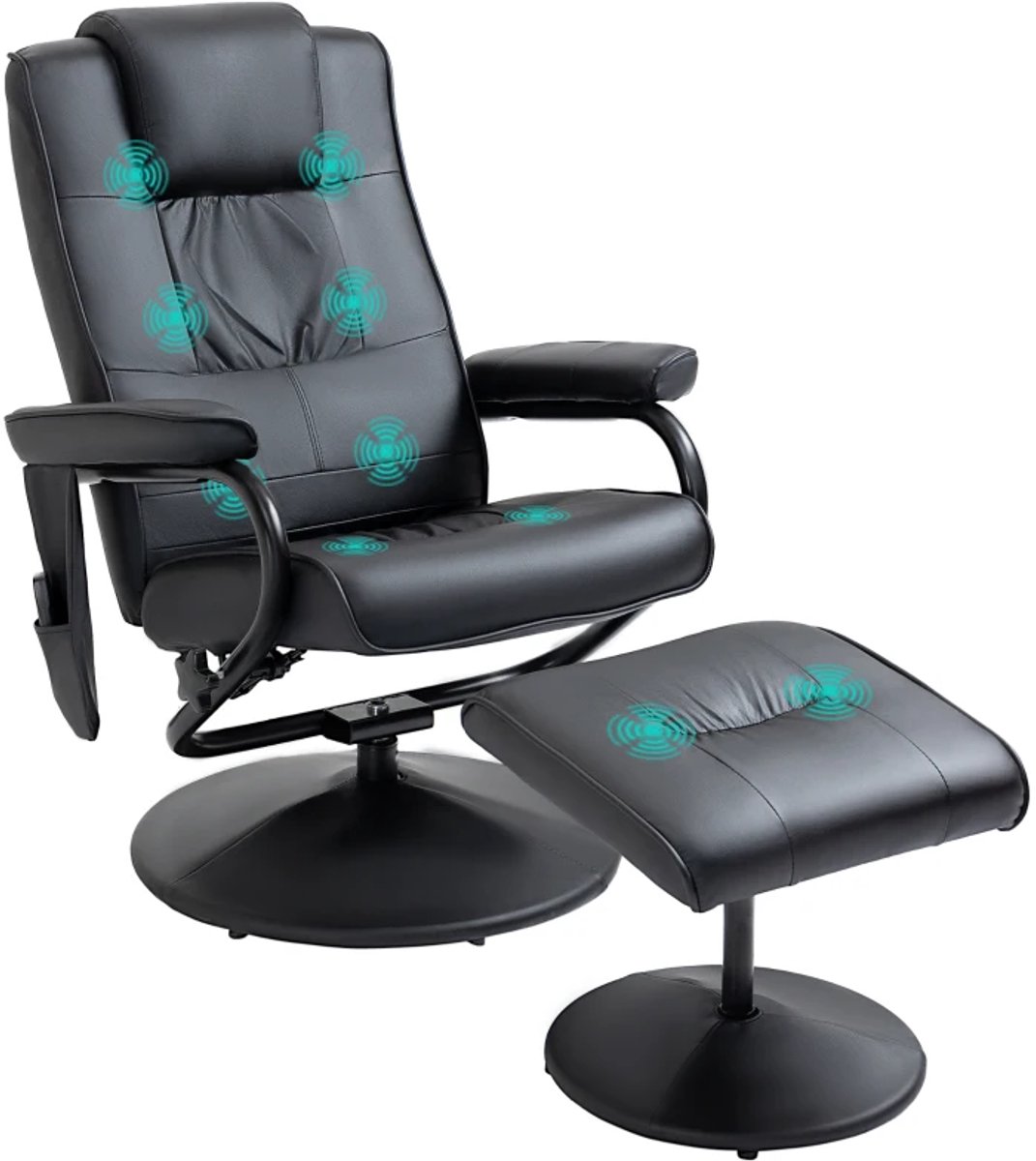 Exoluxe Elektrische Massagestoel met 10 Vibratiekoppen - Exoluxe - €198,98