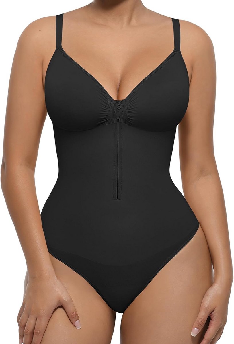 Body Shaper Dames met Buikcontrole en Ritssluiting - Taille Shaper V-Hals