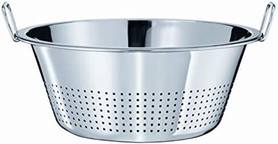 ST TRADİNG Vergiet voor Groenten en Pasta - Robuust RVS met Dubbele Handgrepen