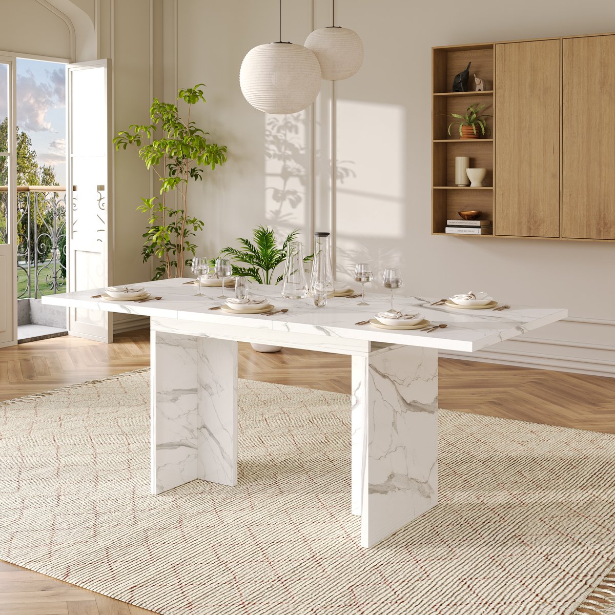 HAUSS SPOLE Badmeubel Wastafelonderkast 60 Cm Met Keramische Wastafel En Plank, Vloerstaan