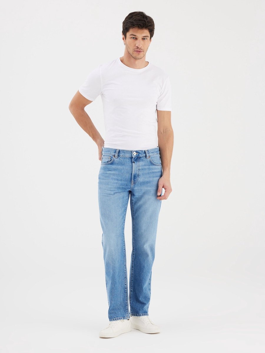 COJ - NEO - Heren Relaxed Straight fit Jeans - Light Blue