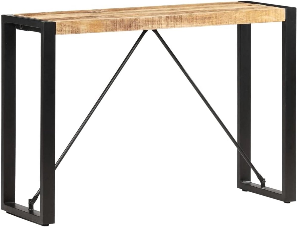 Sierlijke Wandtafel voor Hal of Woonkamer in Massief Mangohout