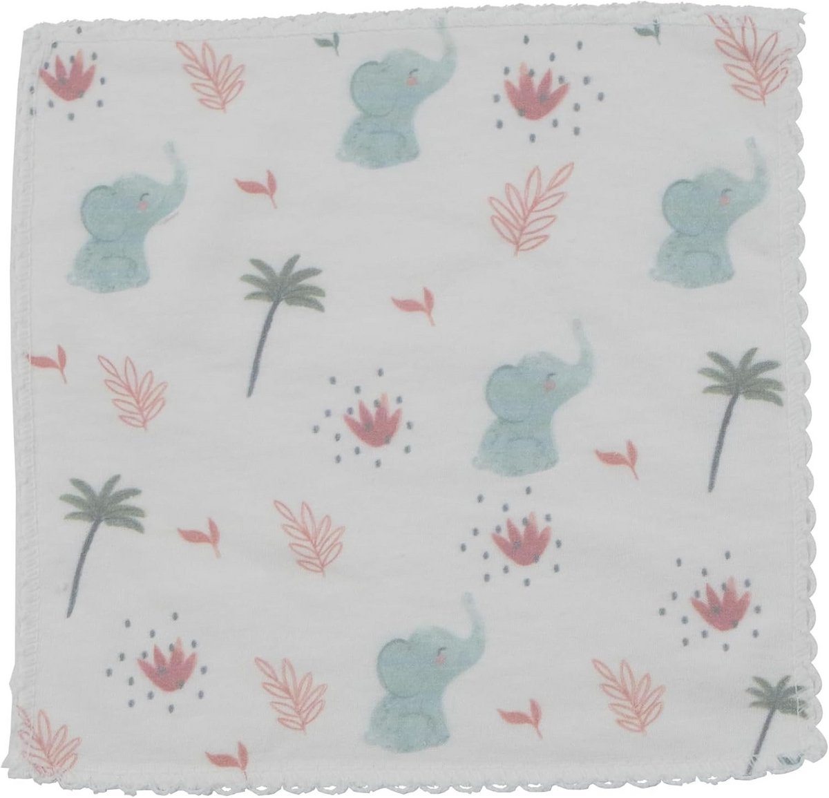 Set van 10 katoenen washandjes voor gezicht en lichaam | Zacht en absorberend voor baby's 