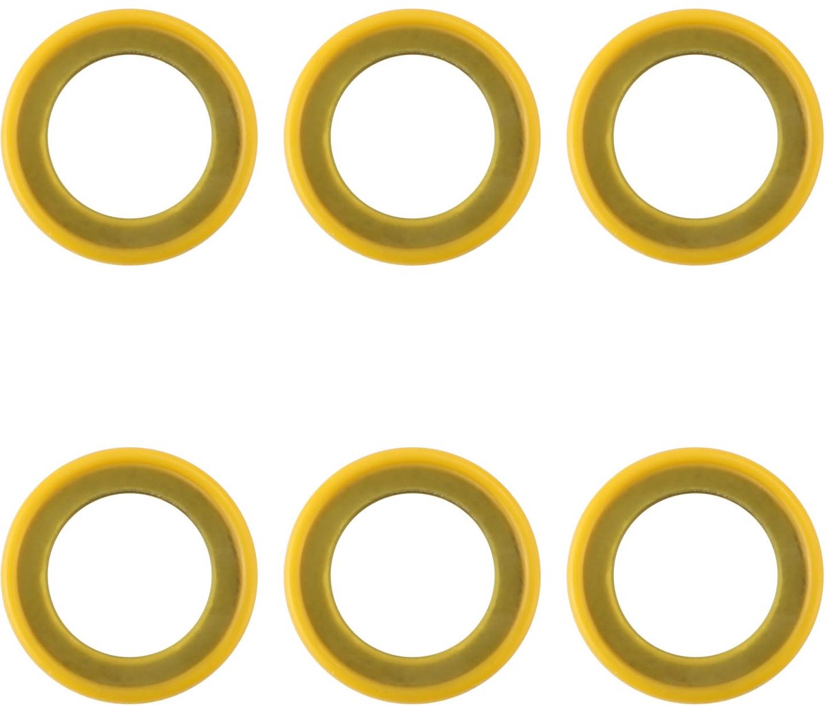 Onderwaterhuis Afvoerplug - 6 Stuks - Rubber en IJzeren Gasket