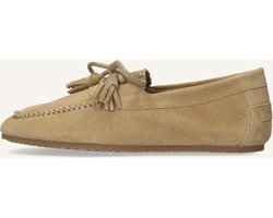 Shabbies Ciska Mocca Mocassins Dames - Instappers - Camel - Maat 37