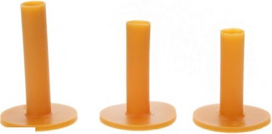 Set van 3 Rubber Golf Tees in Verschillende Hoogtes voor Driving Range van Merkloos — afbeelding 5