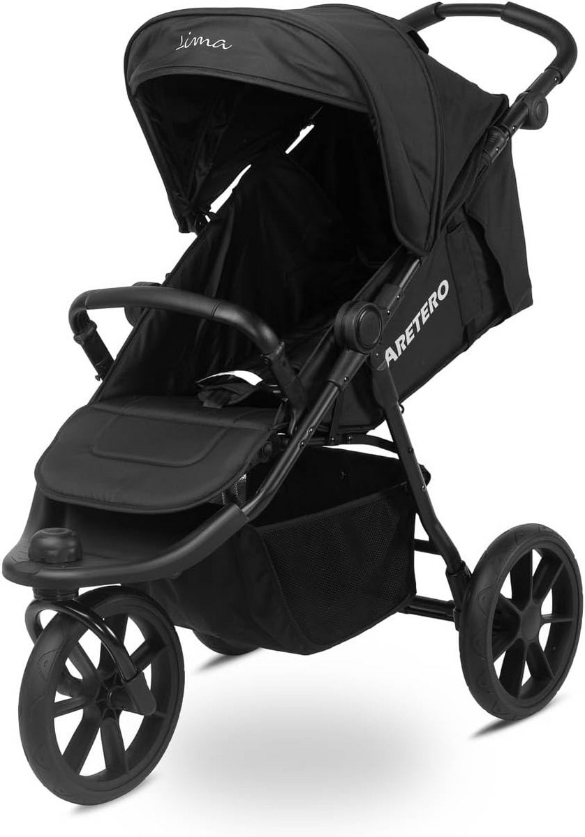 Lichte Kinderwagen met Verstelbare Rugleuning en Regenhoes
