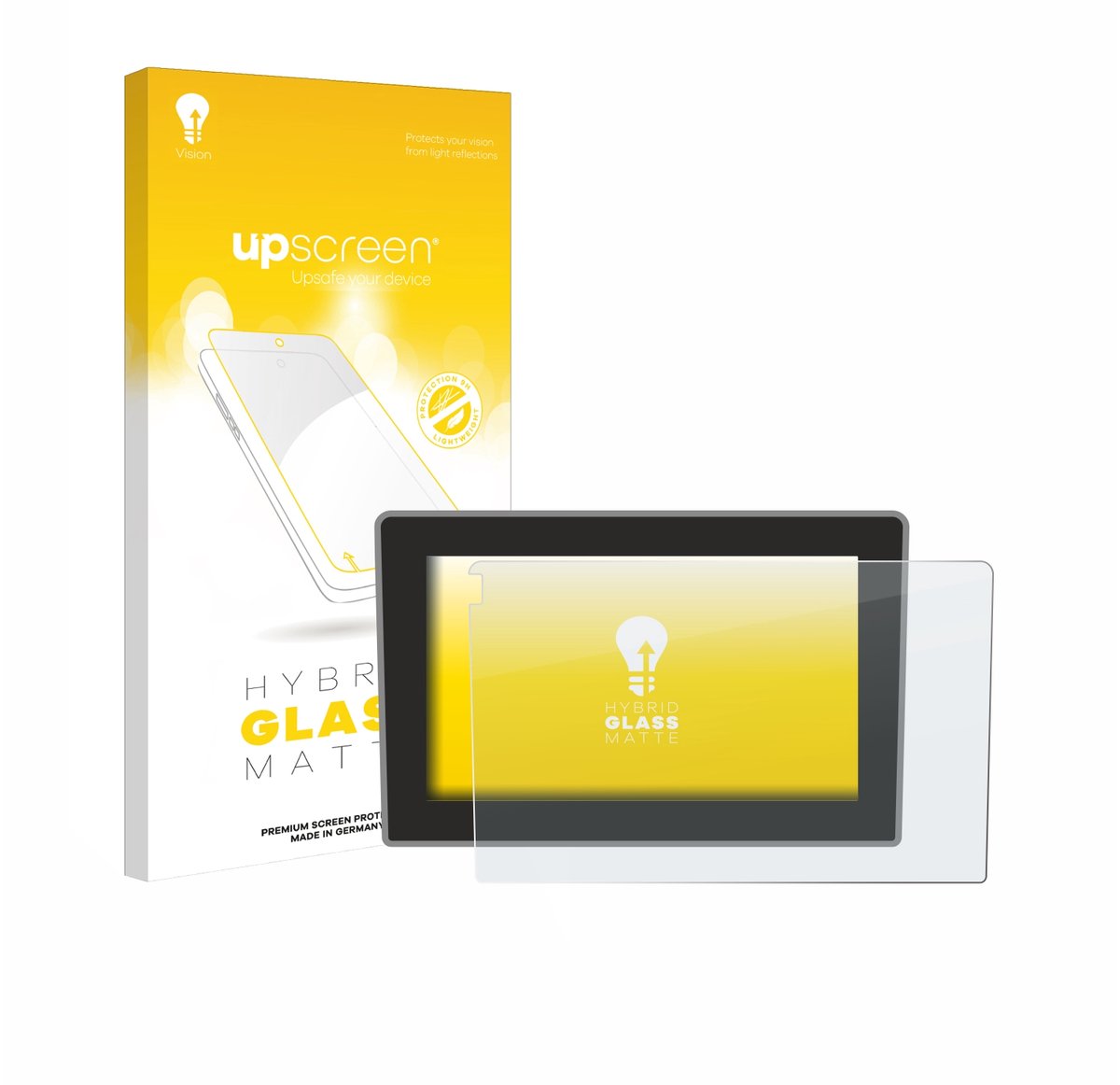 upscreen - Screenprotector voor Dynavin D9-55 - Folie Beschermfolie Beschermglas matte