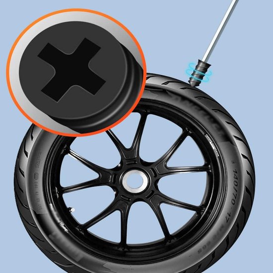 100x Universele Banden Reparatie Nagels voor Auto & Motorfiets - Zelfklevende Pluggen Set — afbeelding 3