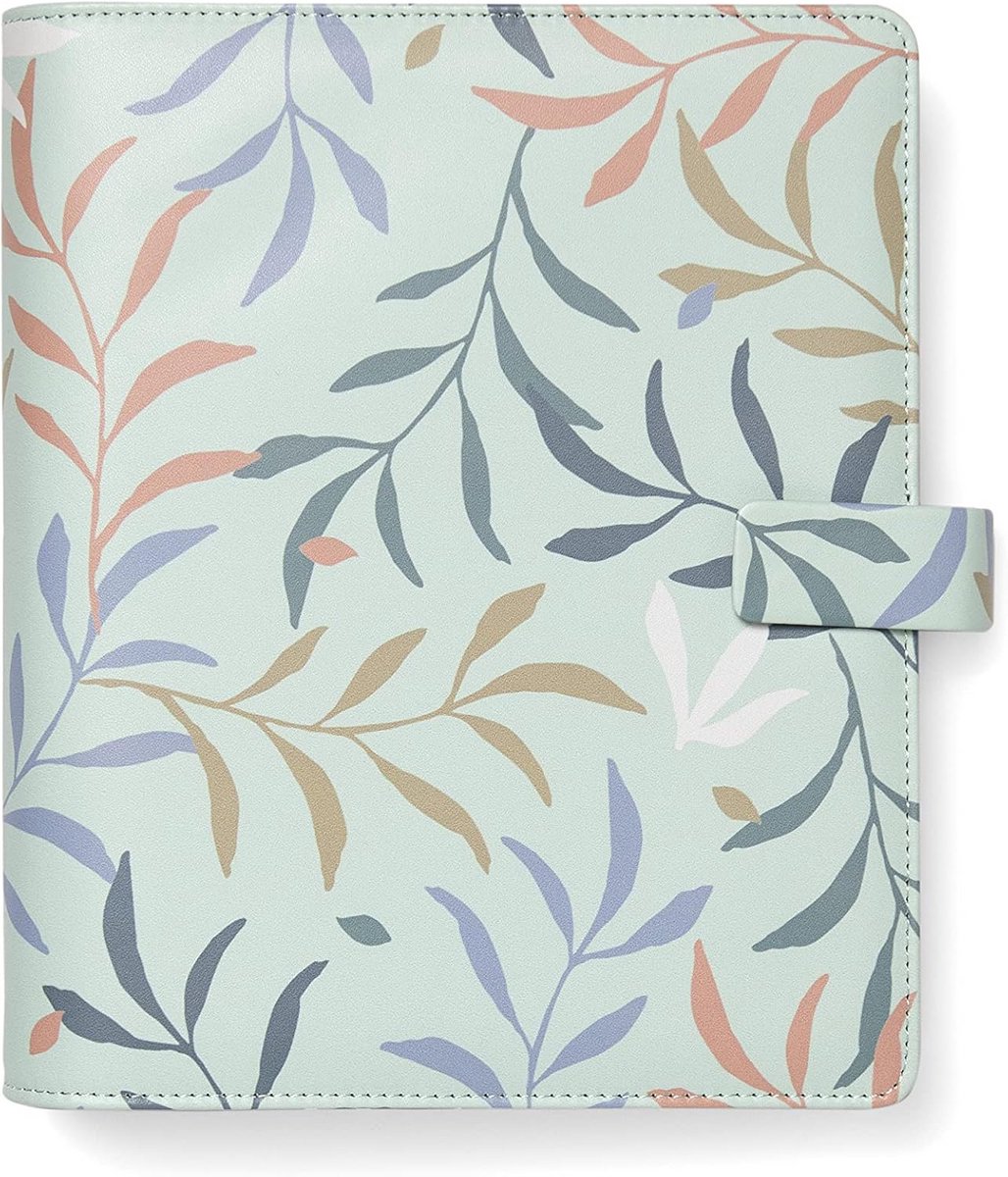 Organiser A5 Mint Groen Bloemen Design met Kalender 2025