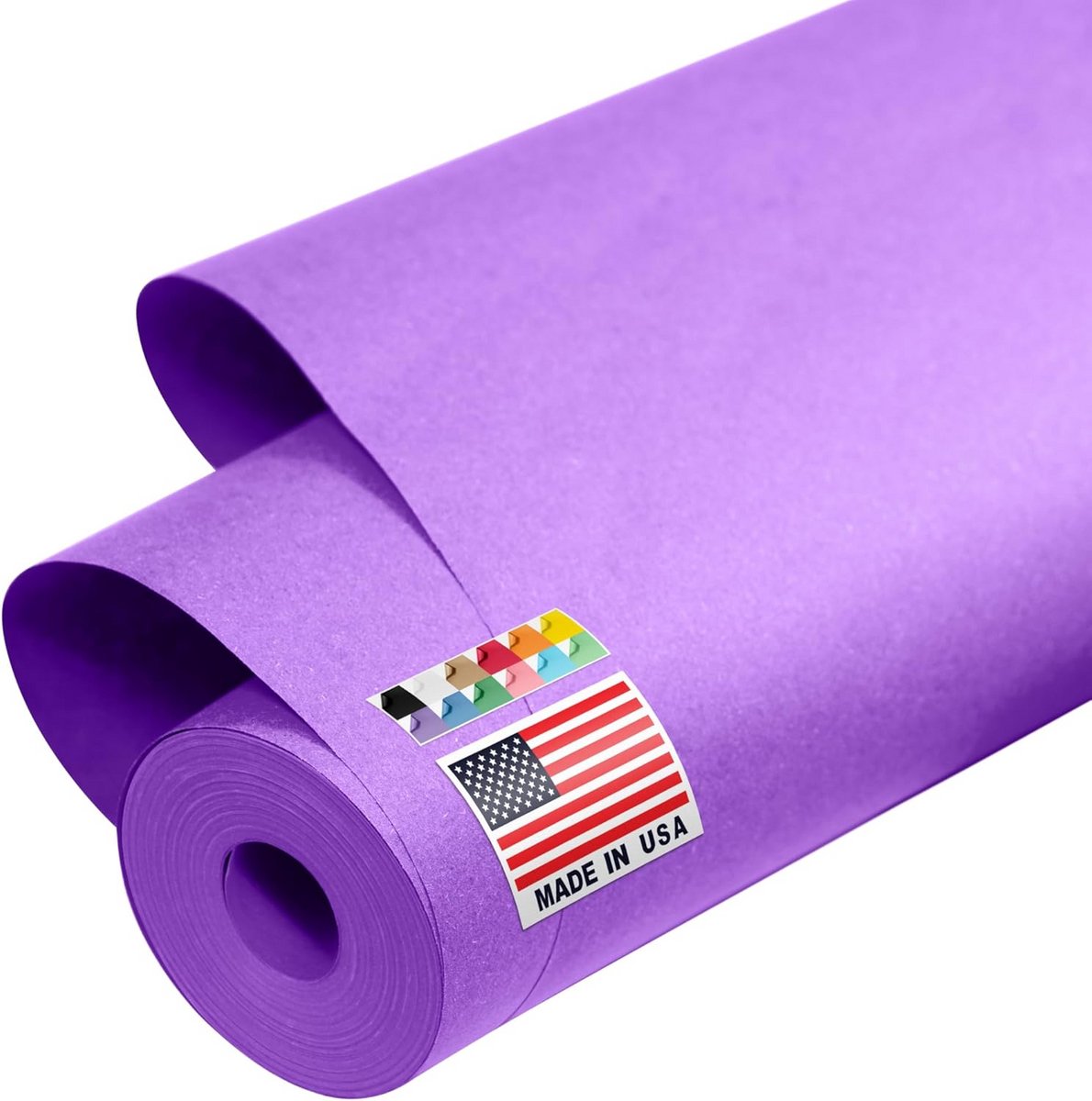 Grote Rol Lila Kraftpapier 122cm x 30 Meter - Stevig 60 Gram Papier voor Knutselen, Inpakken en School