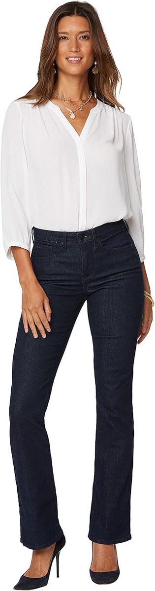 Dames Jeans Rechte Pijp Lift Tuck Technologie Slank Silhouet