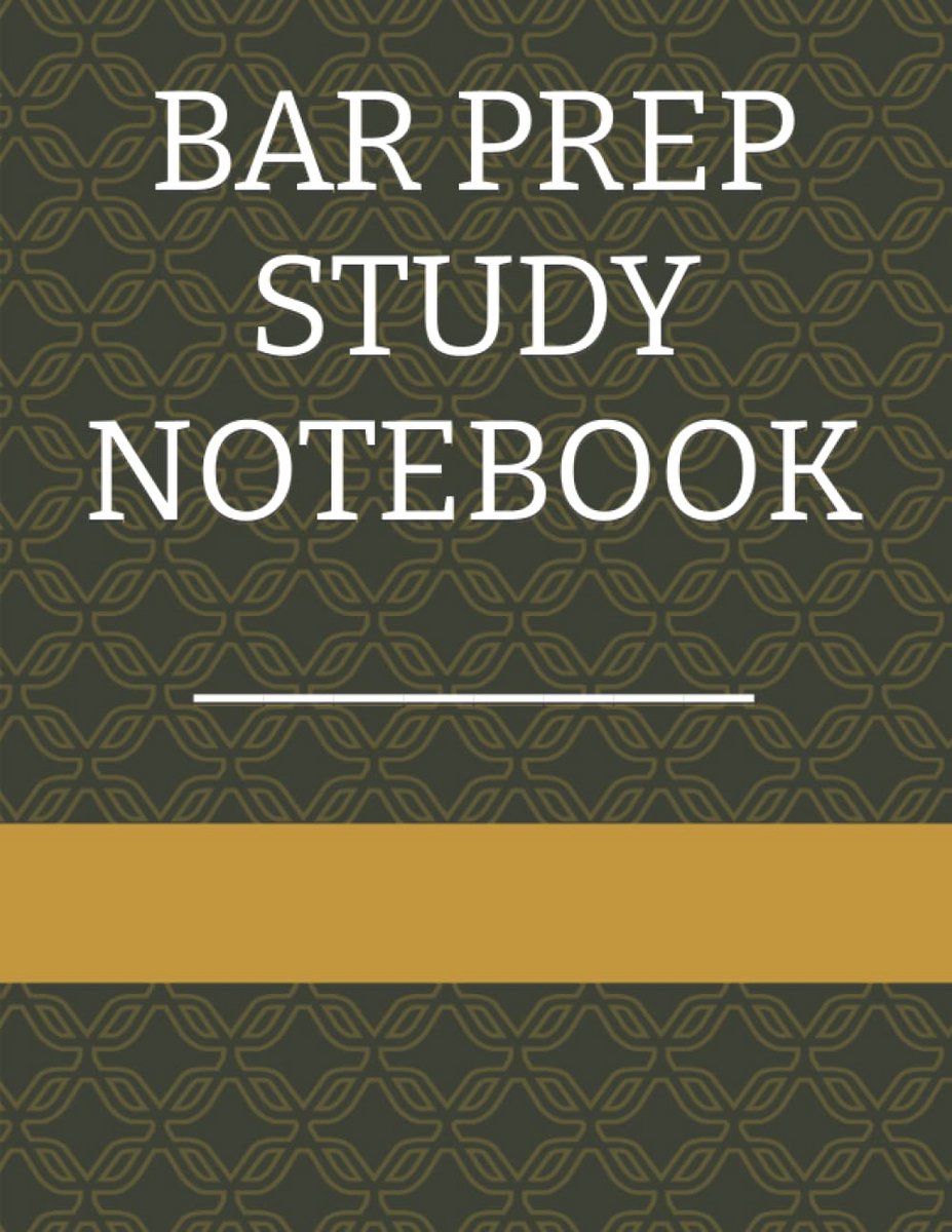 Bar Prep Study Notebook A5, Lijn, 100 Blad