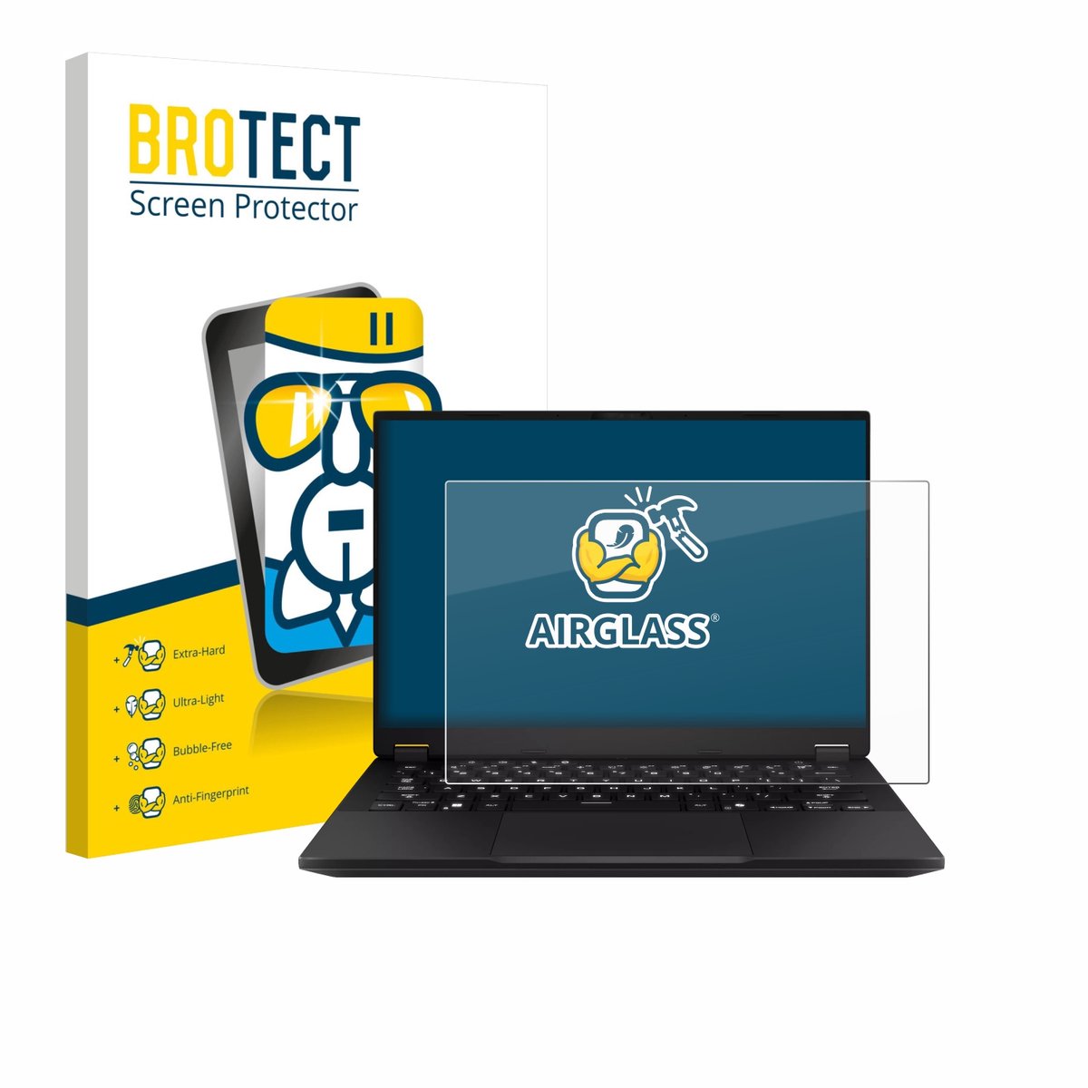 Screenprotector voor ASUS TUF Gaming A14 Beschermglas transparant
