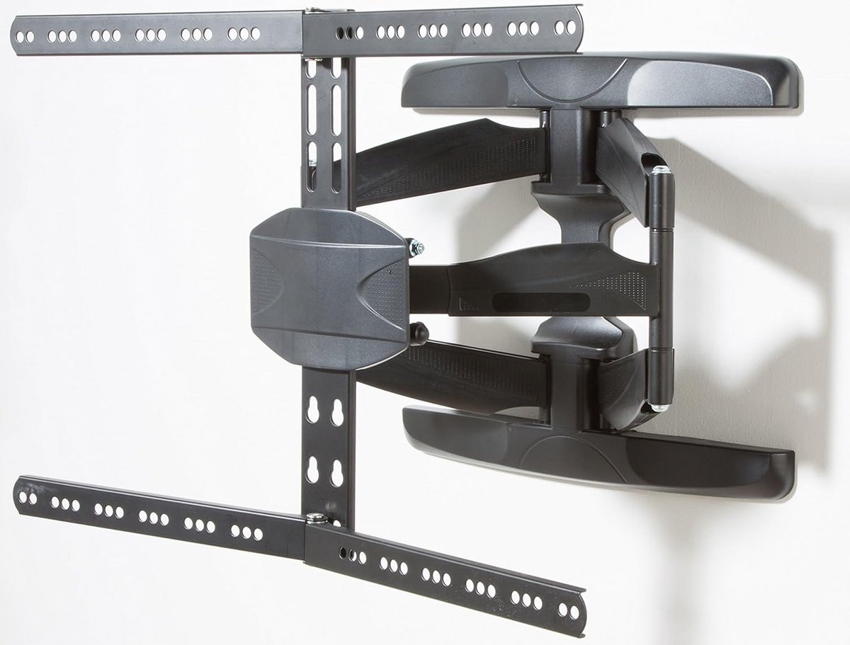 Universele Zwenkbare TV Muurbeugel voor Gebogen en Platte Schermen 32-65 inch