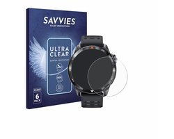 Savvies - Screenprotector voor Mibro GS Pro 2 - Folie Beschermfolie transparant 6 Stuks