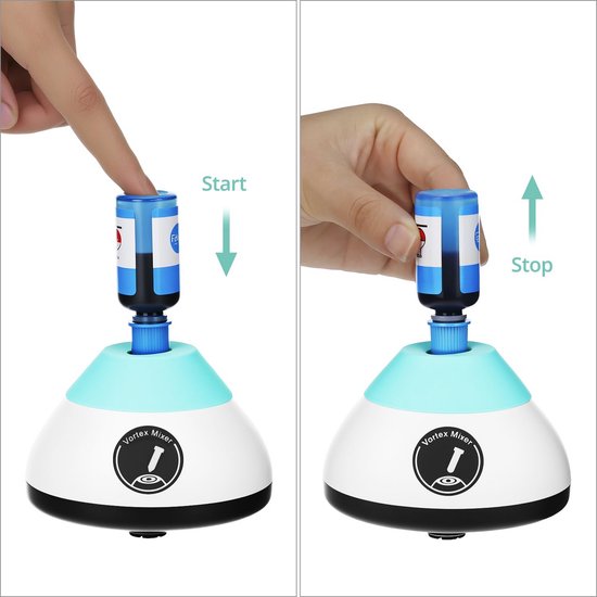 Minimixer Vortex Shaker met Touch Functie voor Laboratorium en Hobby — afbeelding 5