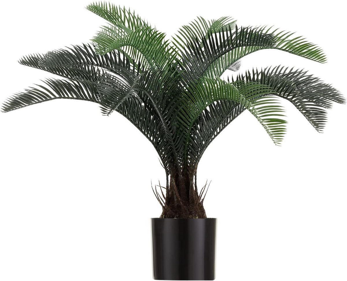 Grote Kunstmatige Cycas Plant 20 Inch met 18 Bladeren voor Binnen en Buiten