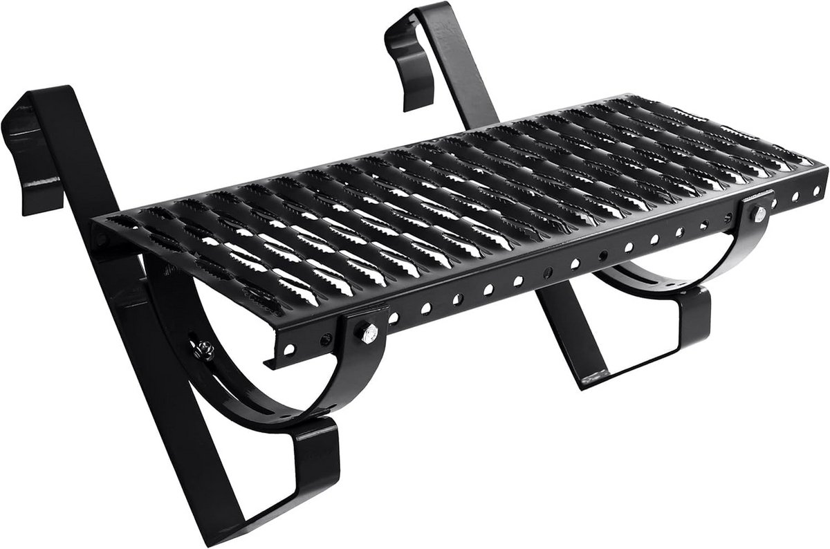 Daktrap Dakbeugel voor Dakpannen en Biberstaart Dakpannen 100cm Zwart
