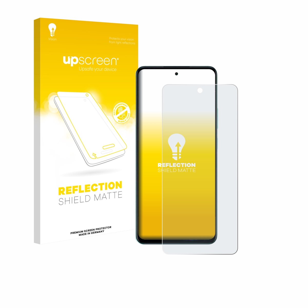 upscreen - Screenprotector voor Oppo A5 4G - Folie Beschermfolie anti glare matte