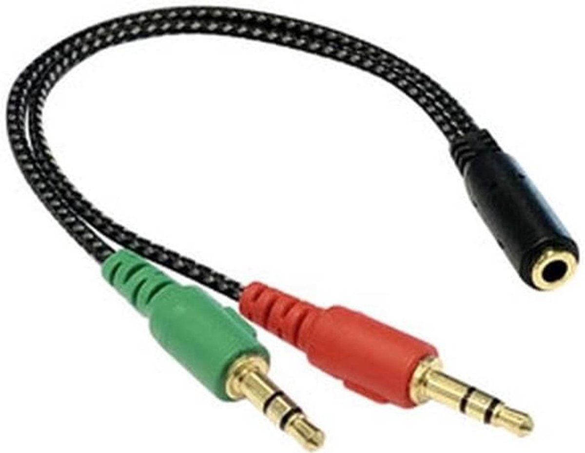 3,5 mm Stereo Jack-Adapter voor Hoofdtelefoon
