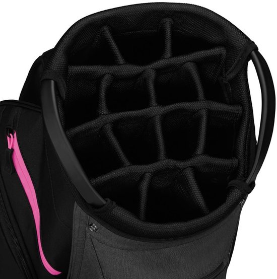 TaylorMade Cart Lite Cartbag 2026 - Zwart Roze — afbeelding 4